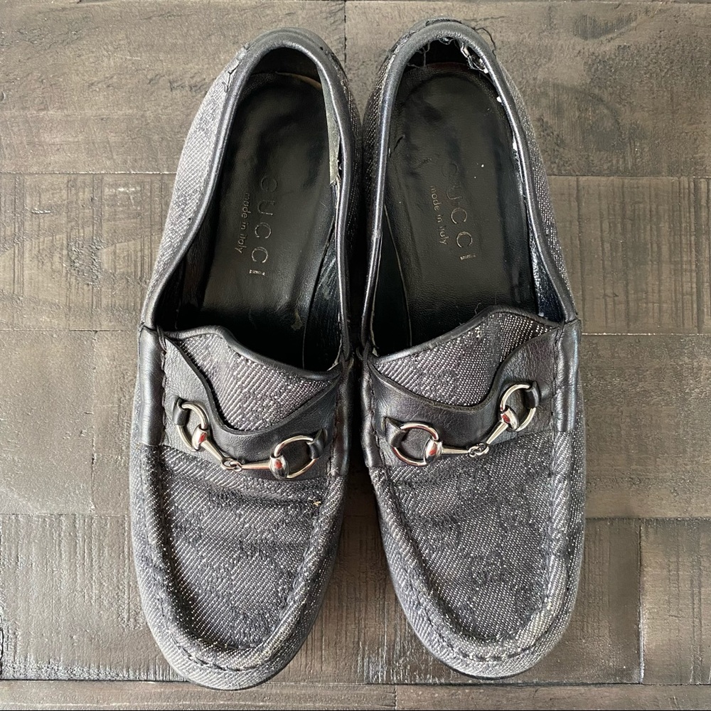 Gucci Monogram Jacquard Horsebit Loafer